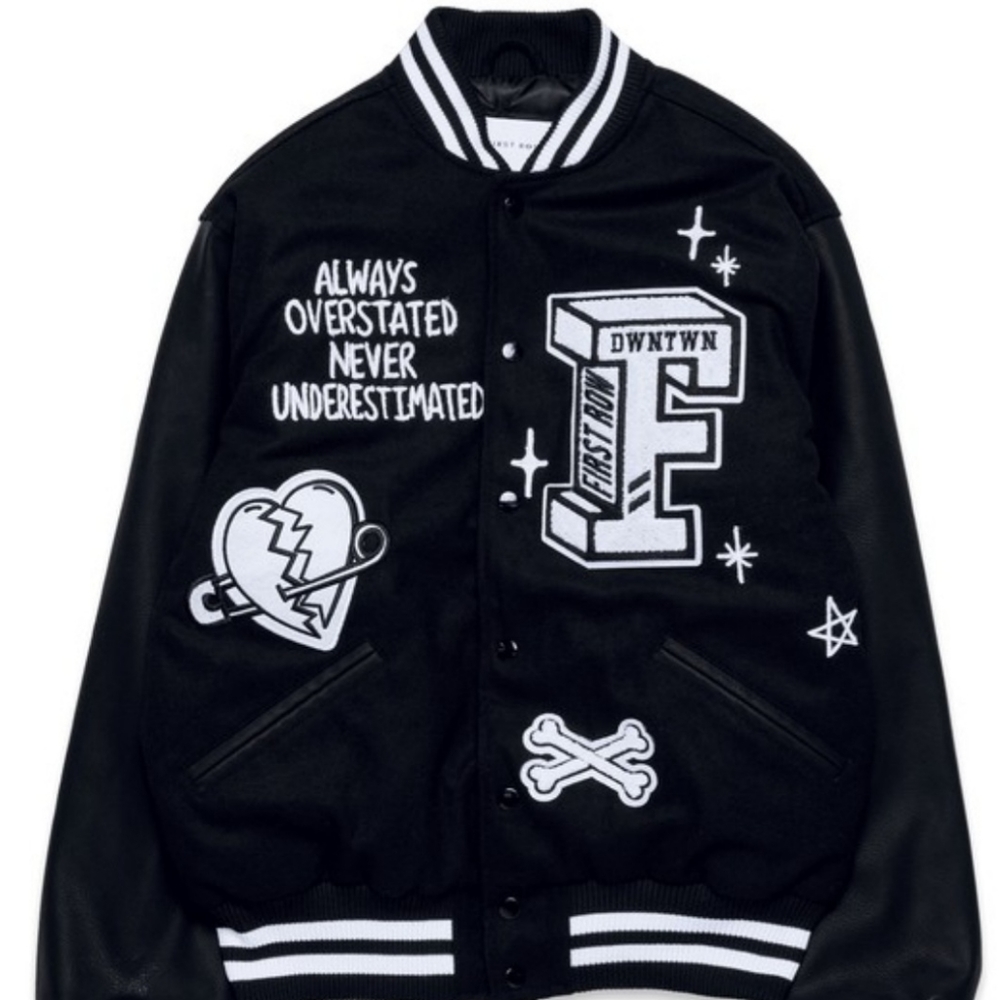 NEW!!! HIZ and HERZ Black/White Varsity Jacket!!! (UNISEX)